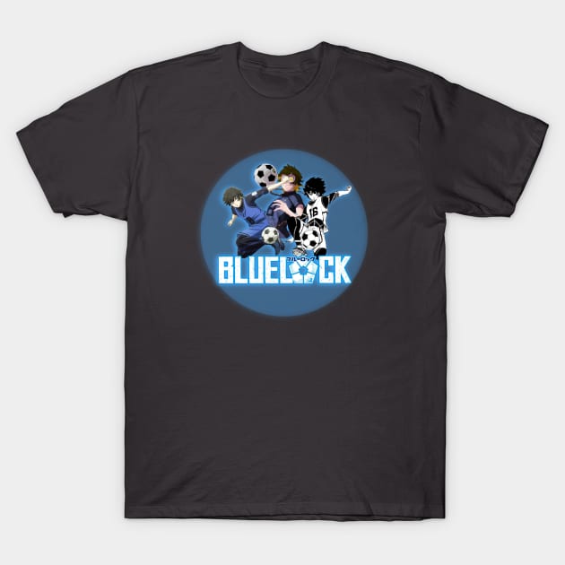 blue lock T-Shirt by Stabraq